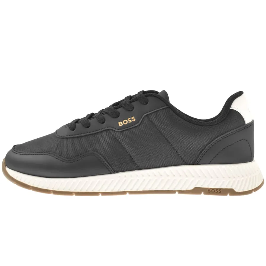 BOSS Titanium Runn Trainers Black