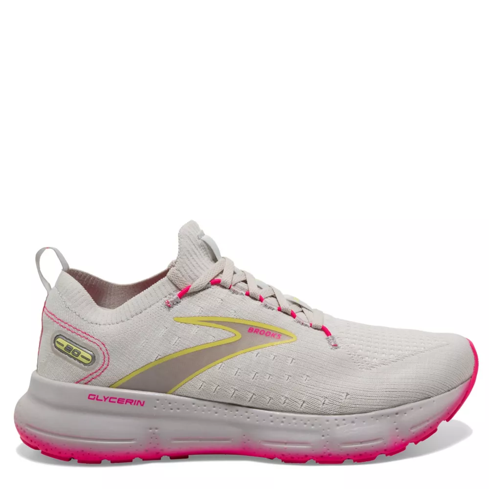 BROOKS  WOMENS GLYCERIN STEALTHFIT 20 RUNNING SHOE