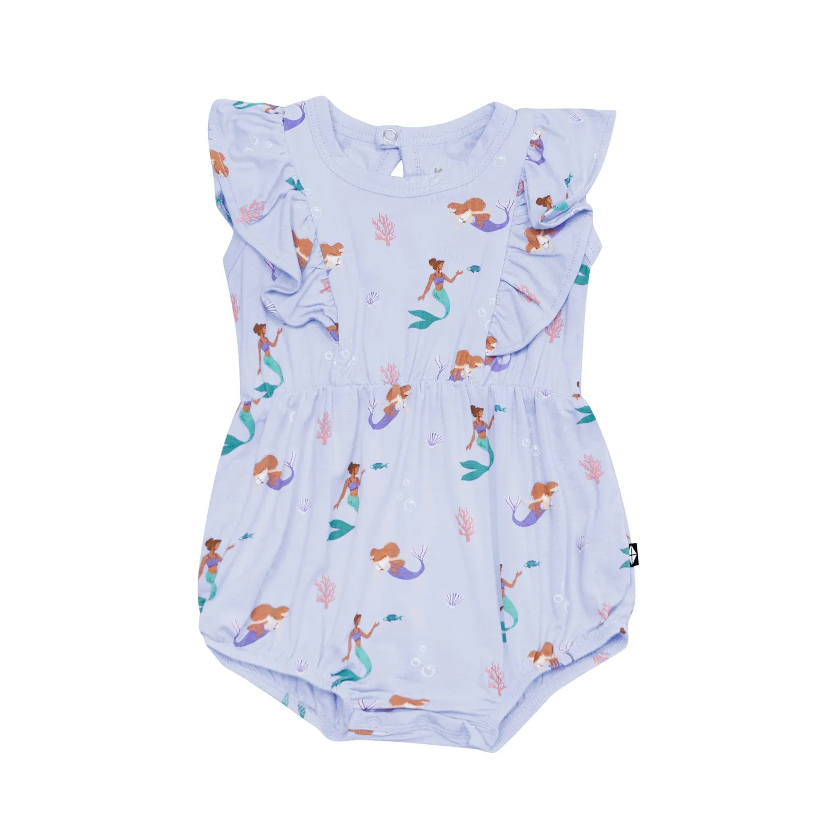 Bubble Romper in Mermaid