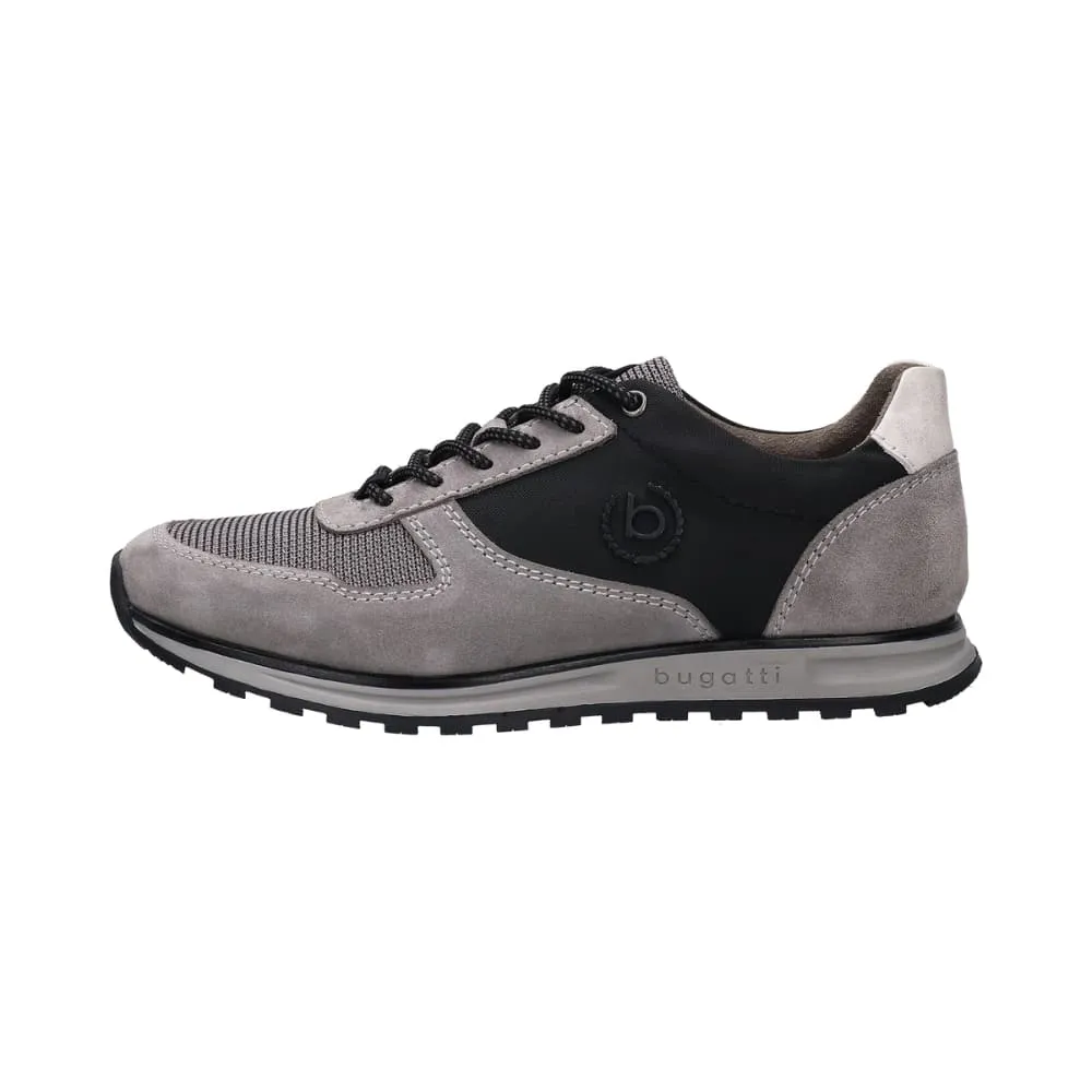 Bugatti Cirino Light Grey Trainers | Menswear Online