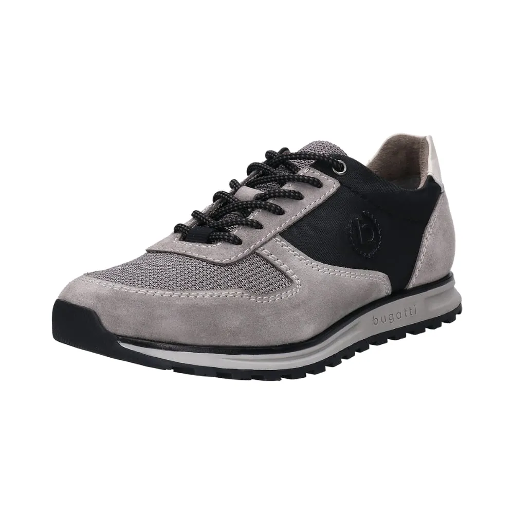 Bugatti Cirino Light Grey Trainers | Menswear Online