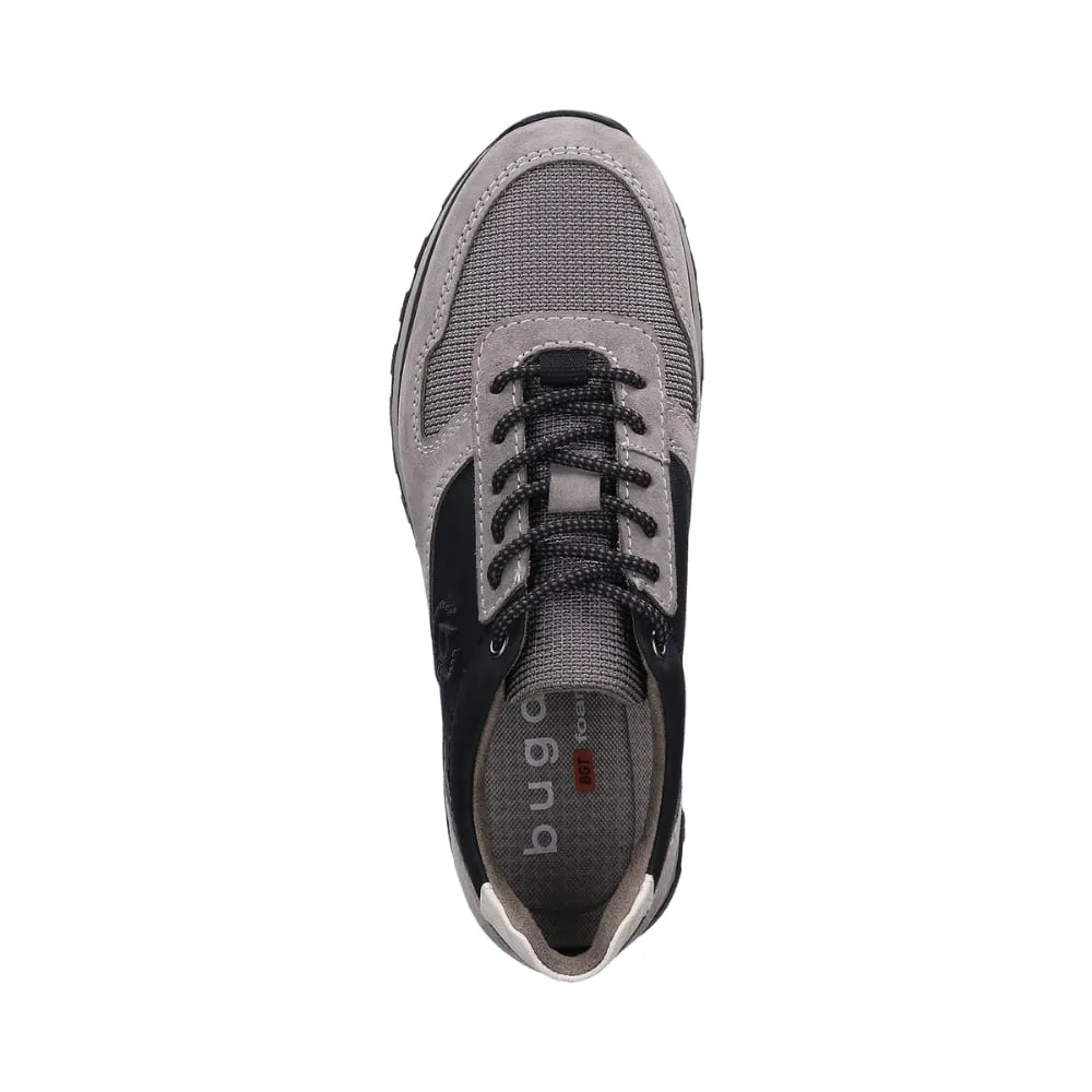 Bugatti Cirino Light Grey Trainers | Menswear Online