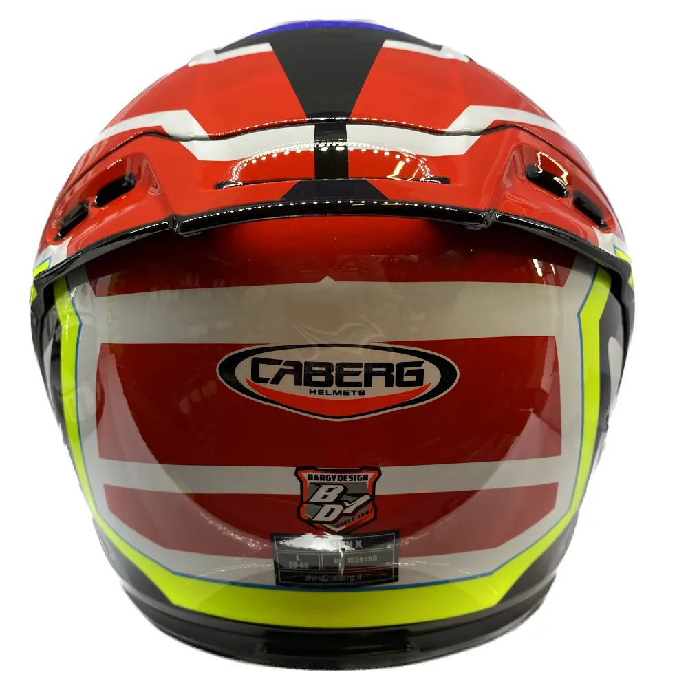 Caberg Avalon X Track Helmet - Black/Yellow/Red/Blue