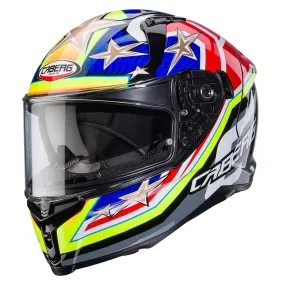 Caberg Avalon X Track Helmet - Black/Yellow/Red/Blue