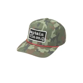 Captain Fin Big Patch Hat - Camo