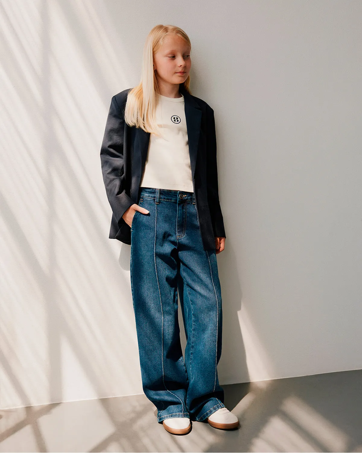 CARISY TROUSERS - Dark Blue