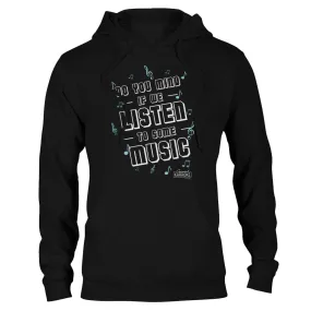 Carpool Karaoke Shall We Listen To Some Music Fleece Hooded Sweatshirt