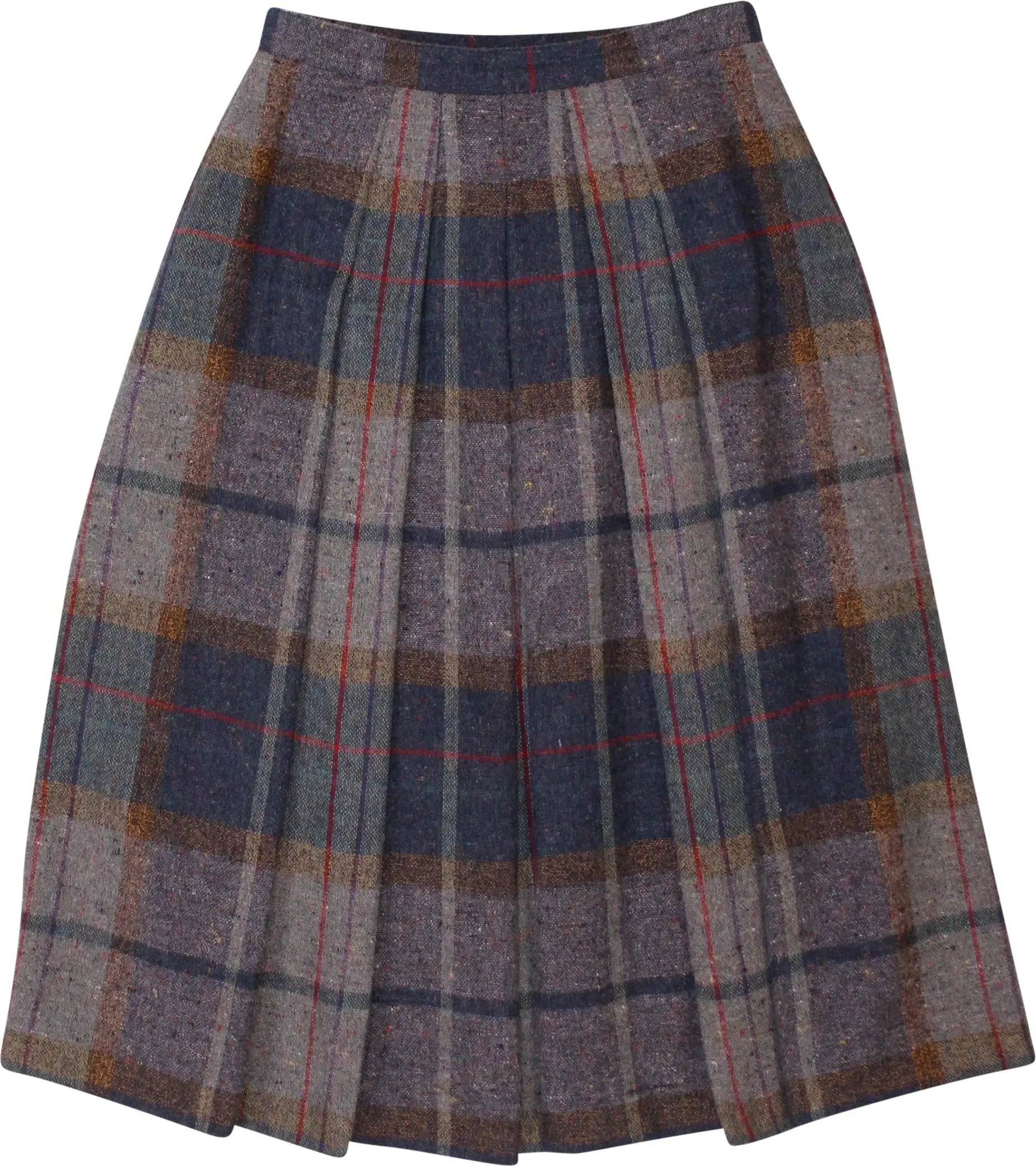 Checked Midi Skirt | ThriftTale