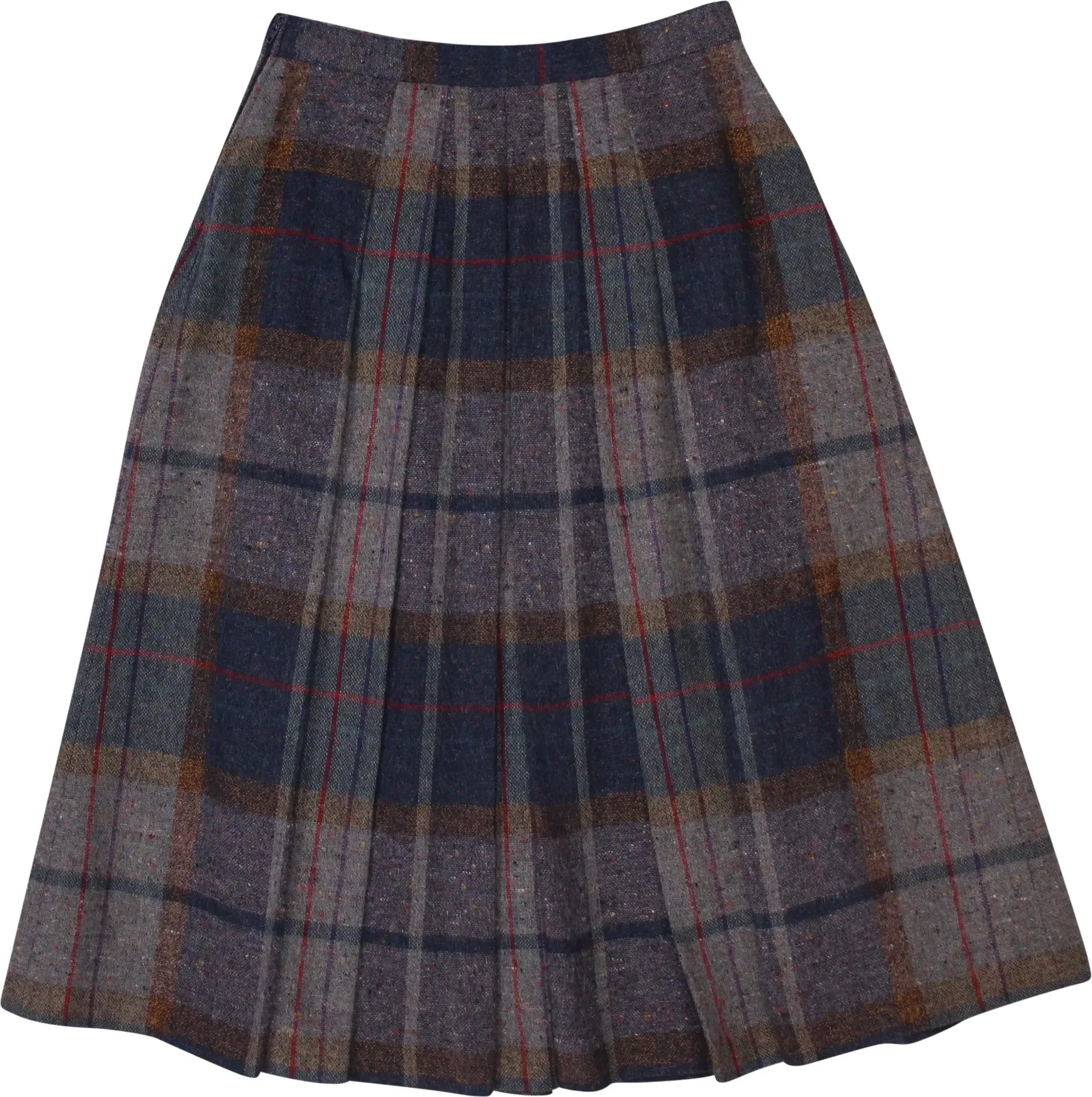 Checked Midi Skirt | ThriftTale