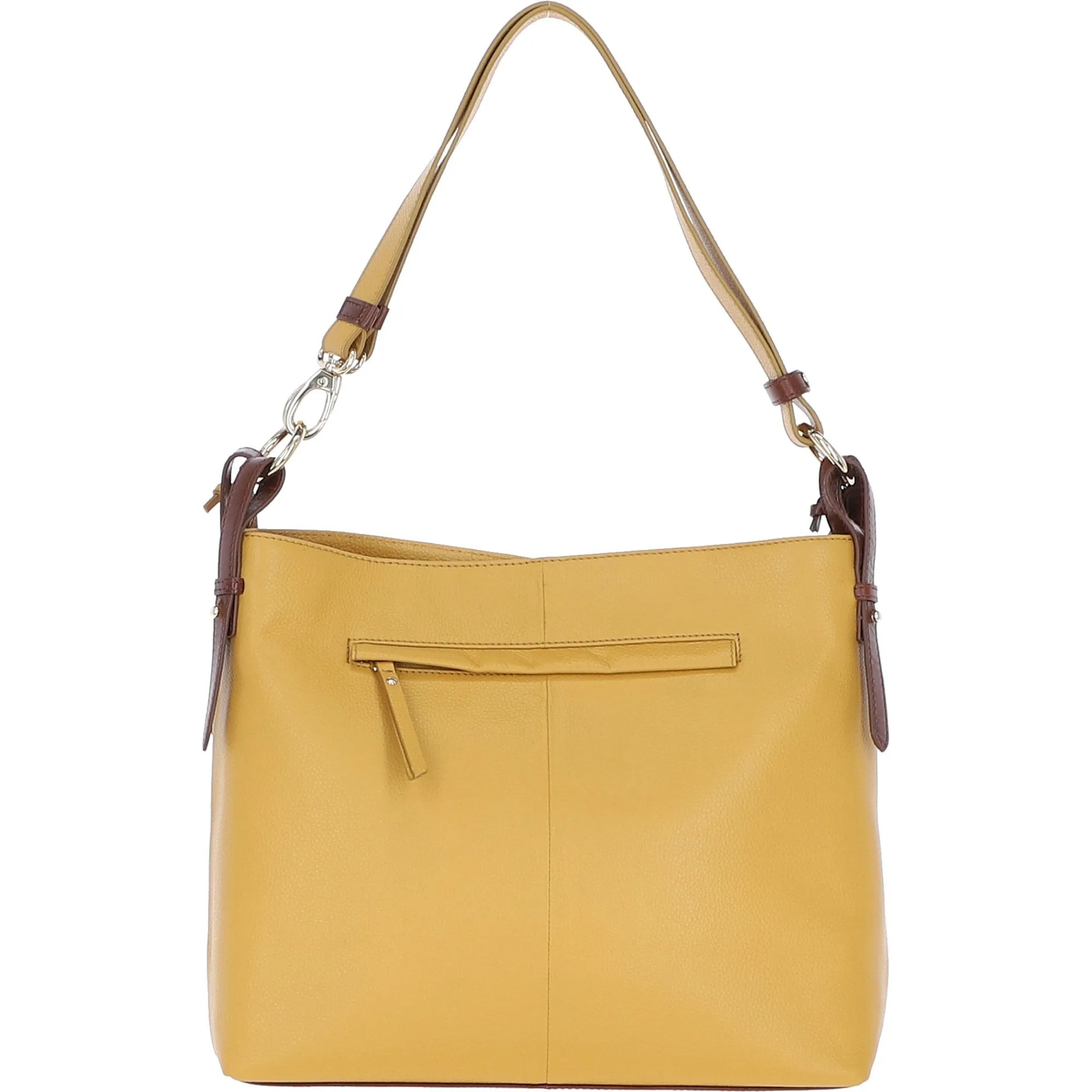 Chic Shoulder Bag for Women with Ashwood Charms Mustard/Tan: 62832