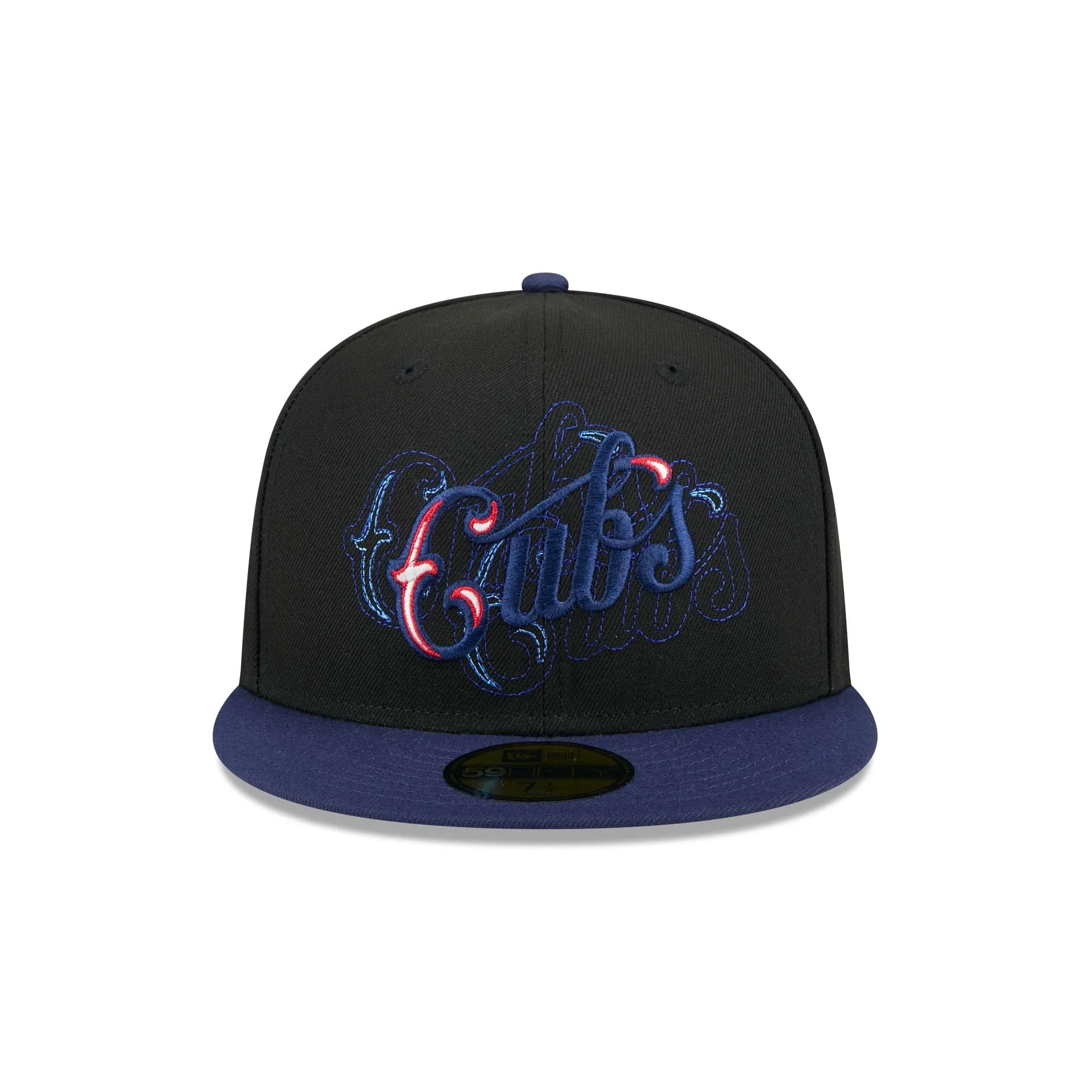 Chicago Cubs Shadow Stitch 59FIFTY Fitted Hat