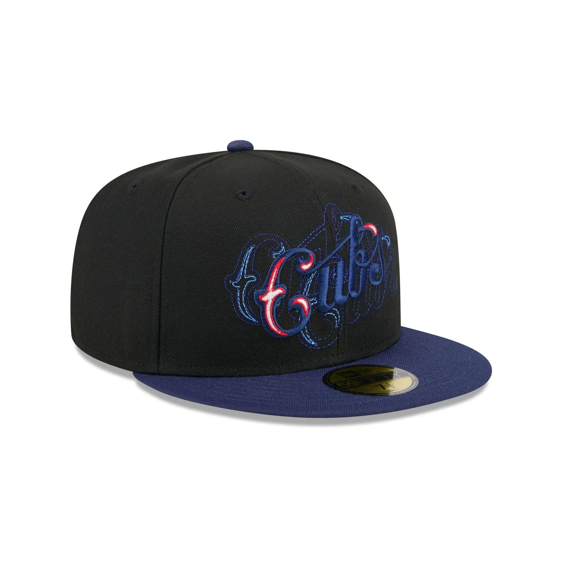 Chicago Cubs Shadow Stitch 59FIFTY Fitted Hat