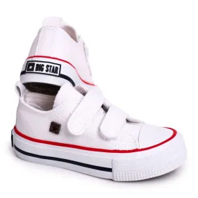 Children's Sneakers With Velcro Big Star HH374199 White