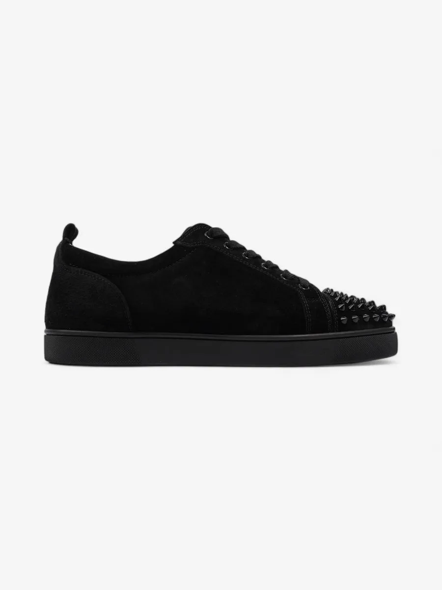 Christian Louboutin Louis Junior Spikes Sneakers Black Suede EU 43 UK 9