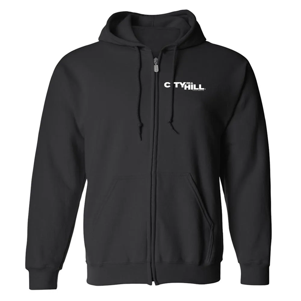 City on a Hill Logo Fleece Zip-Up Hooded Sweatshirt