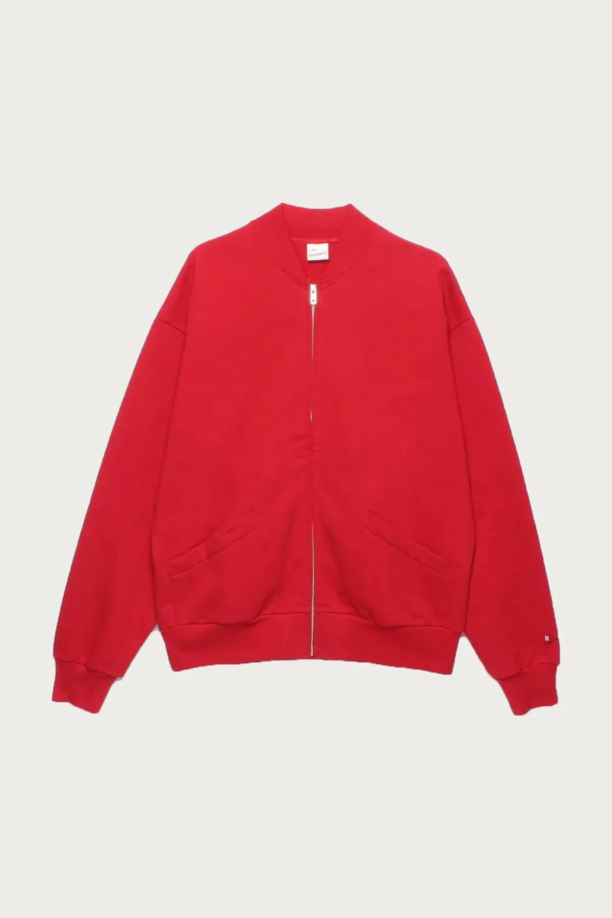 Classic Sweat Zip Up Jacket - Red