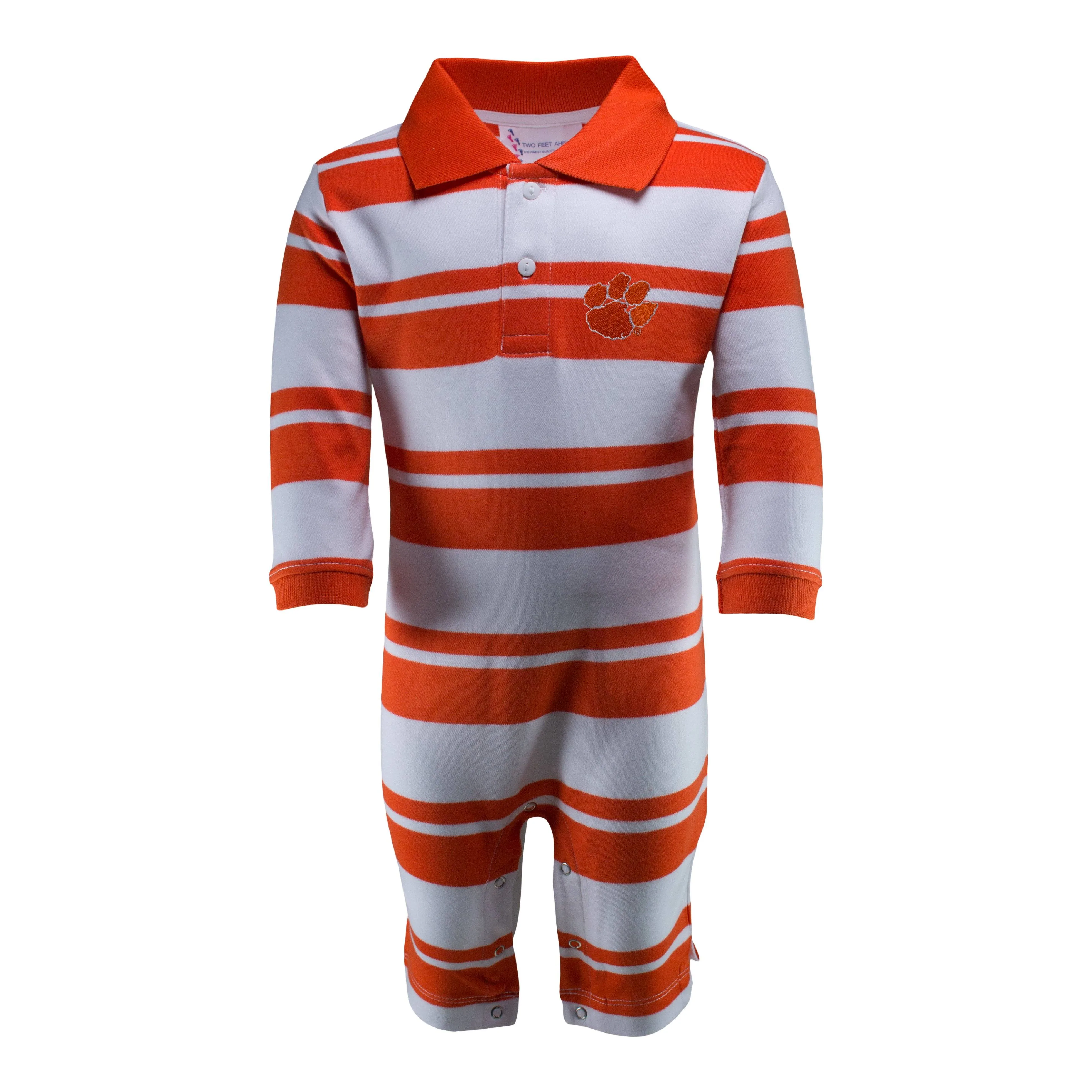 Clemson Rugby Long Leg Romper