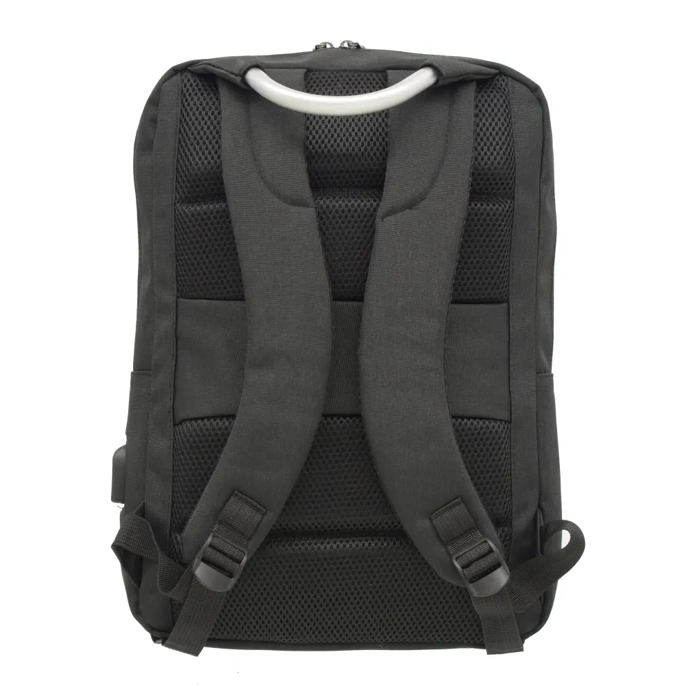 Club Rochelier Rectangular Multi Pocket Backpack with USB Charging Port