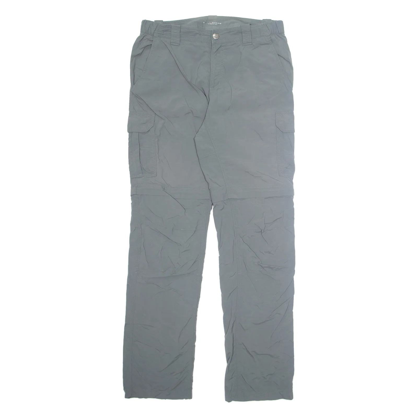 COLUMBIA Outdoor Mens Trousers Grey Regular Straight Nylon W34 L34