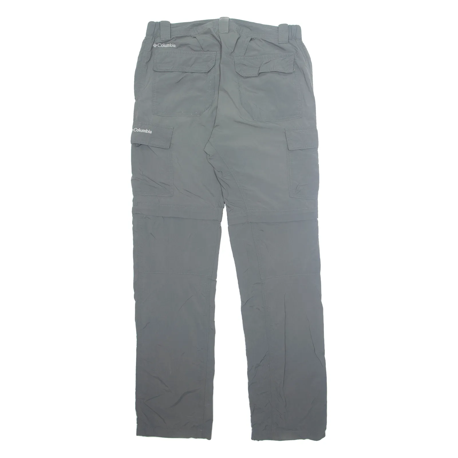 COLUMBIA Outdoor Mens Trousers Grey Regular Straight Nylon W34 L34