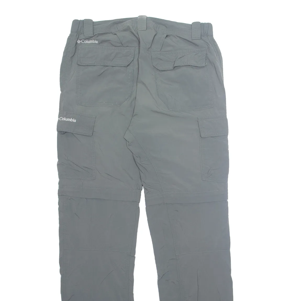 COLUMBIA Outdoor Mens Trousers Grey Regular Straight Nylon W34 L34