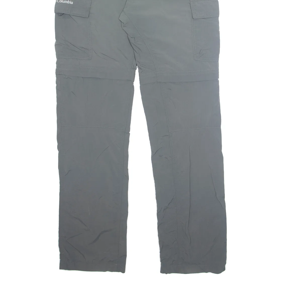 COLUMBIA Outdoor Mens Trousers Grey Regular Straight Nylon W34 L34