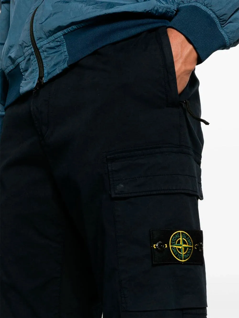 Compass-badge trousers