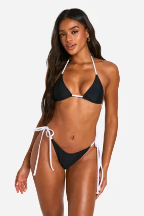 Contrast Monochrome Itsy Bitsy Bikini