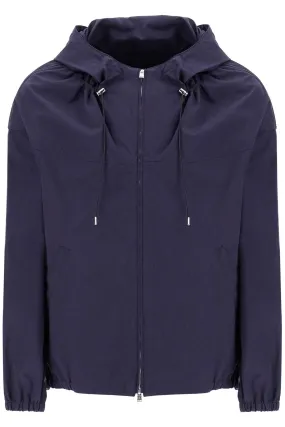 cotton hooded blouson