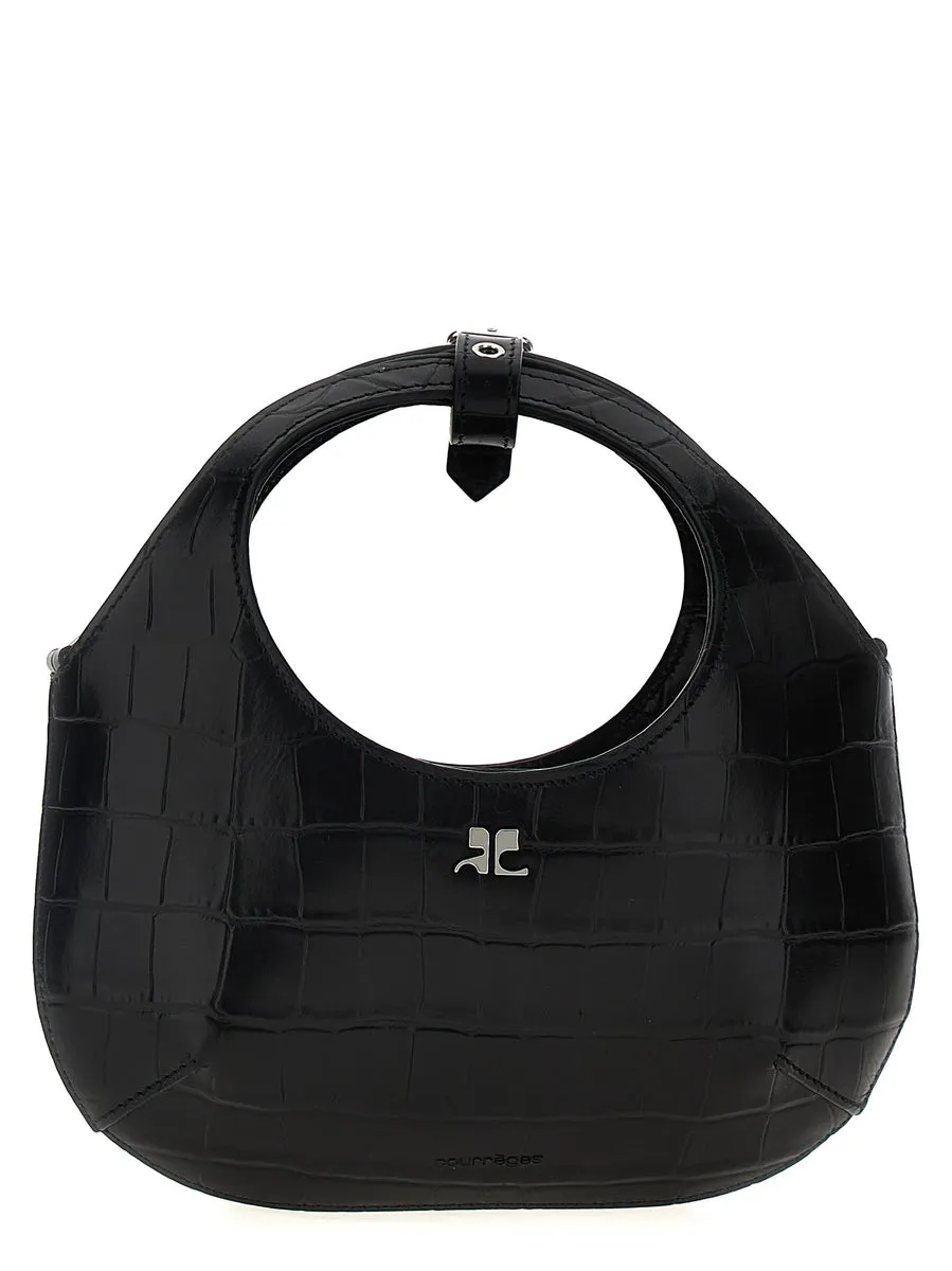 Courreges    Courreges 'Mini Holy Croc Stamped Bag' Handbag