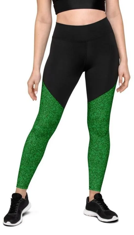 Cute Christmas Bow Compression Leggings