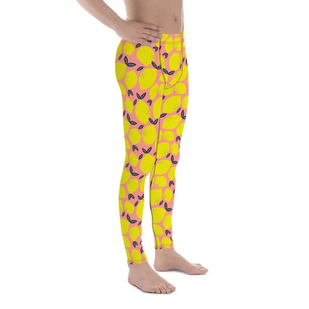 Cute Lemon Men's Leggings