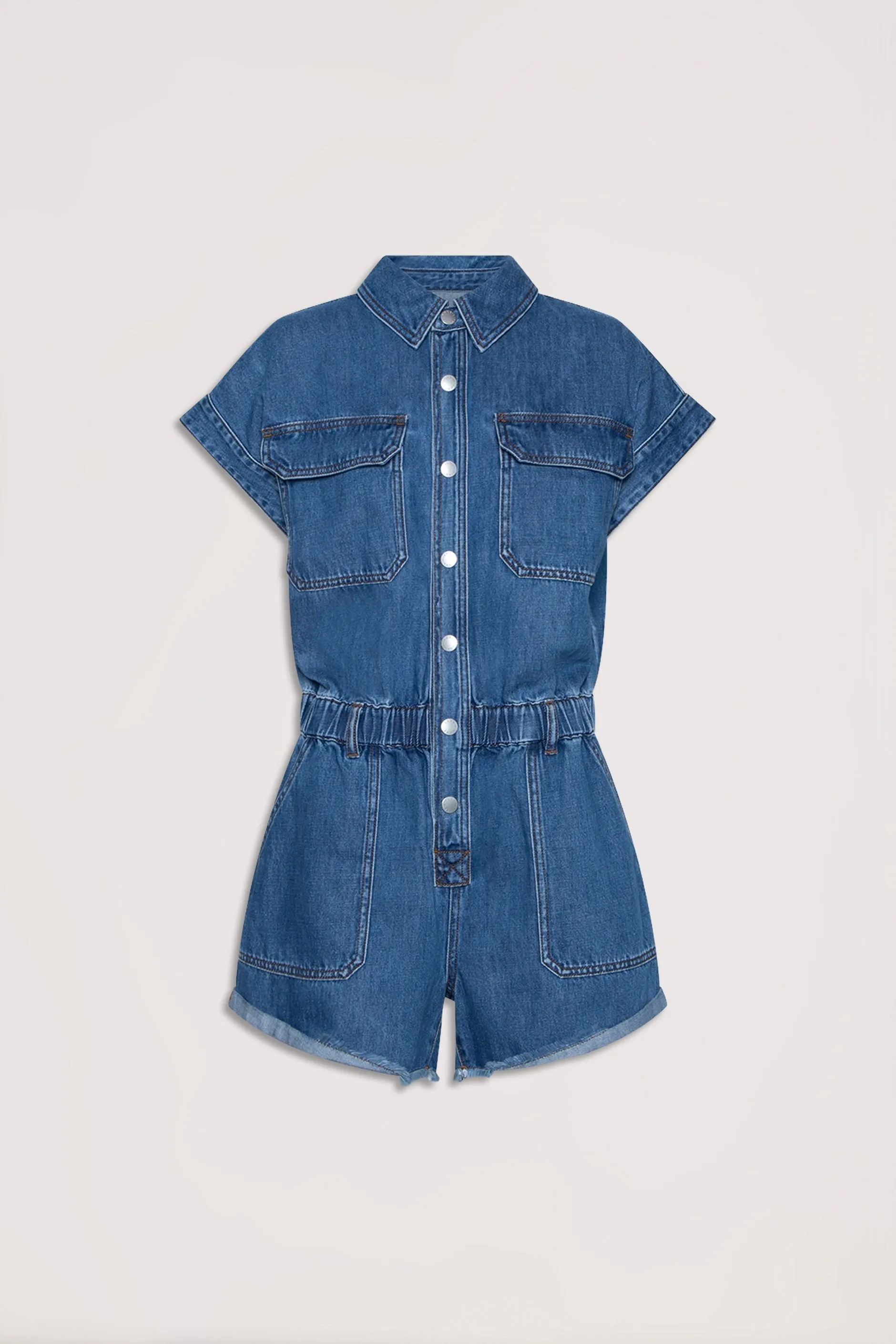 D-Luxe Denim Romper