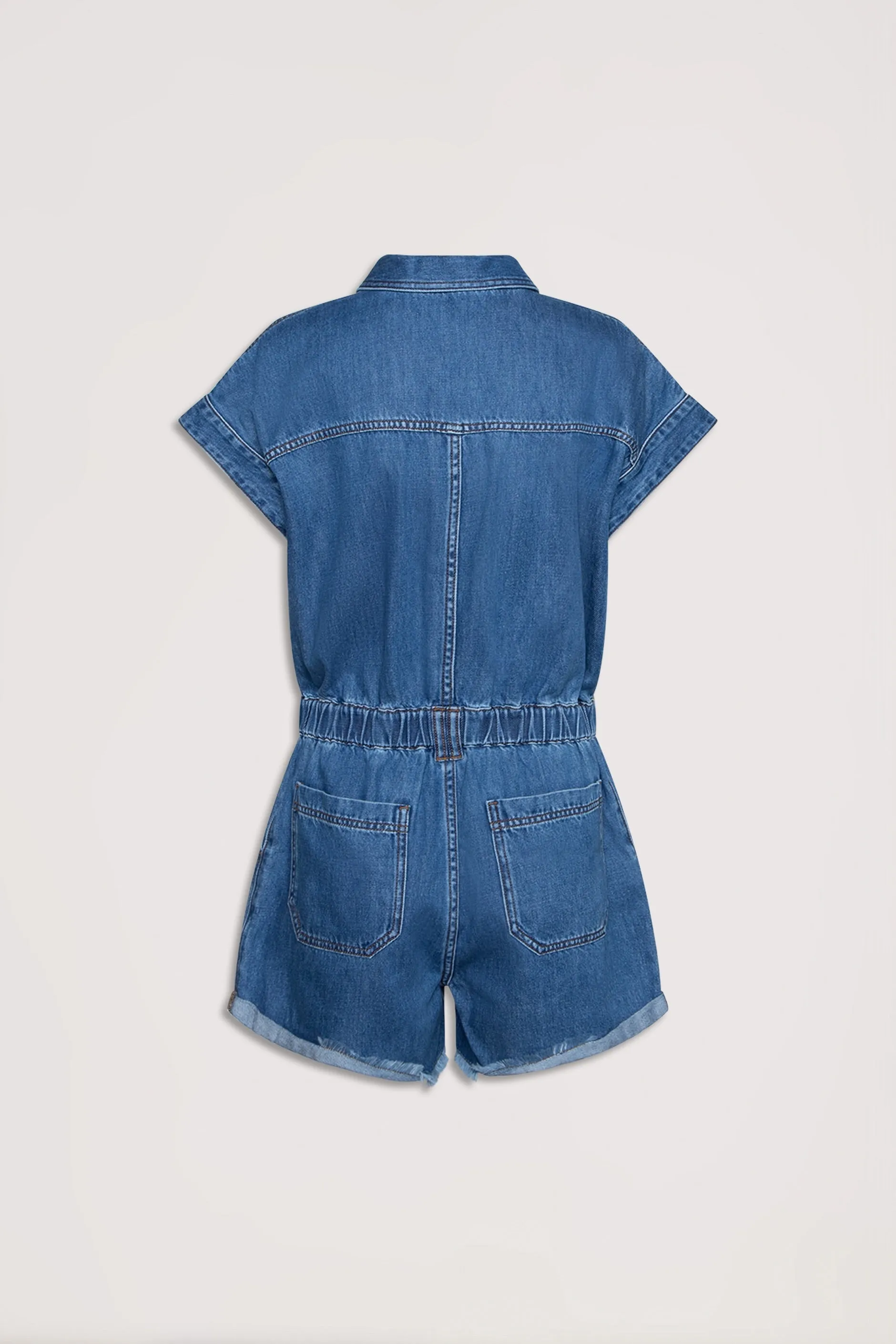 D-Luxe Denim Romper