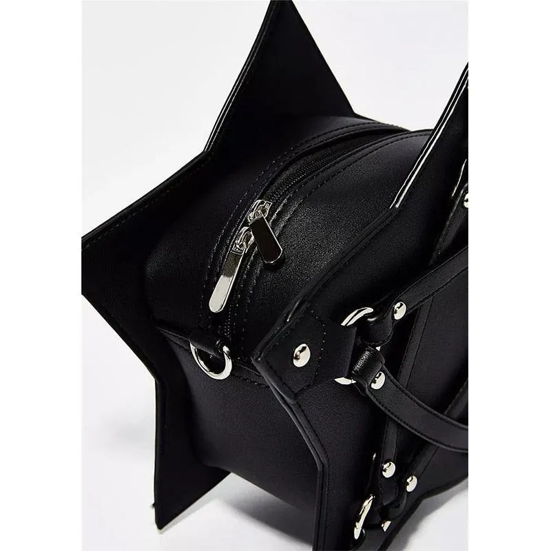 Dark Gothic Pentagram Shoulder Bag