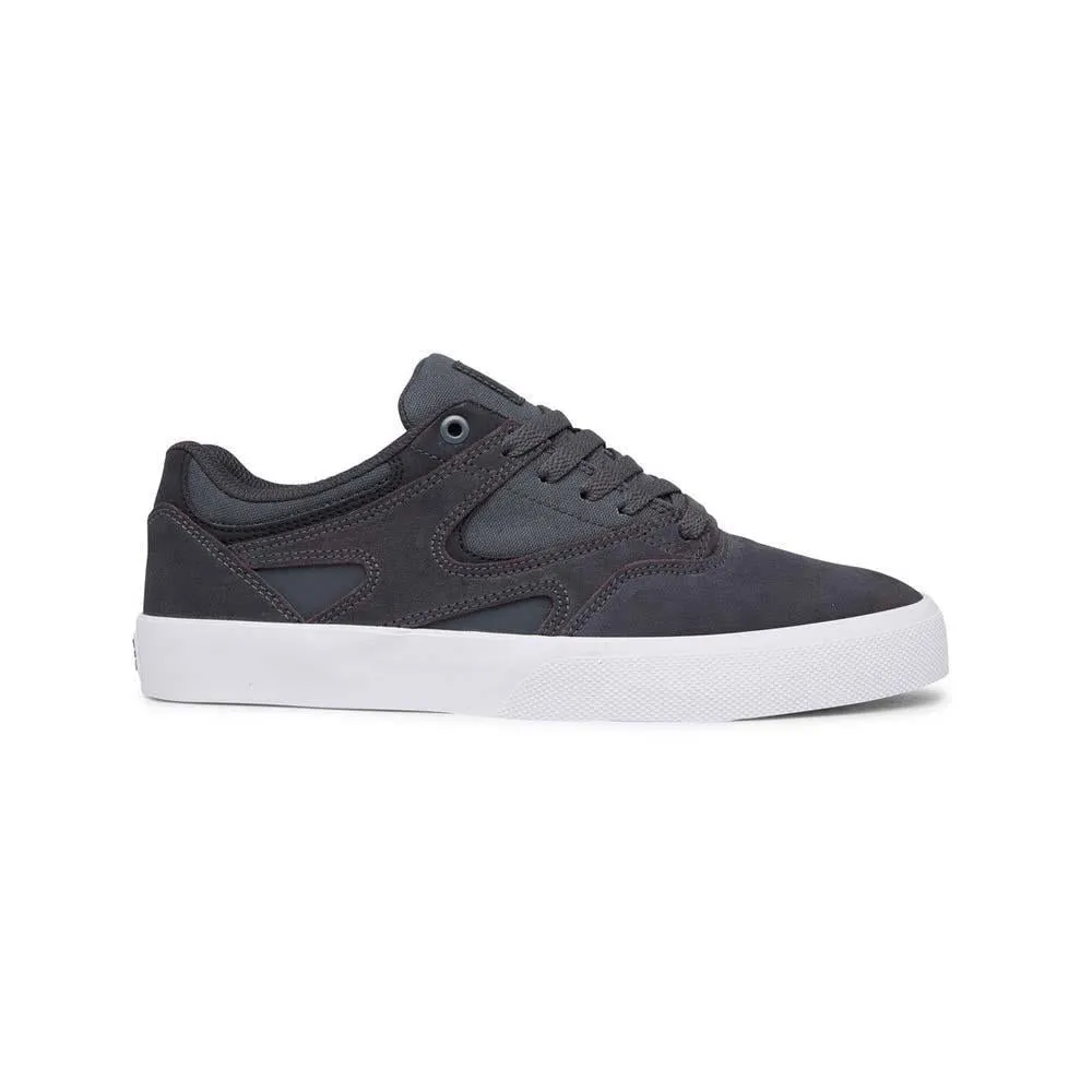 DC Shoe Co Kalis Vulc M Grey Black Skate Shoes