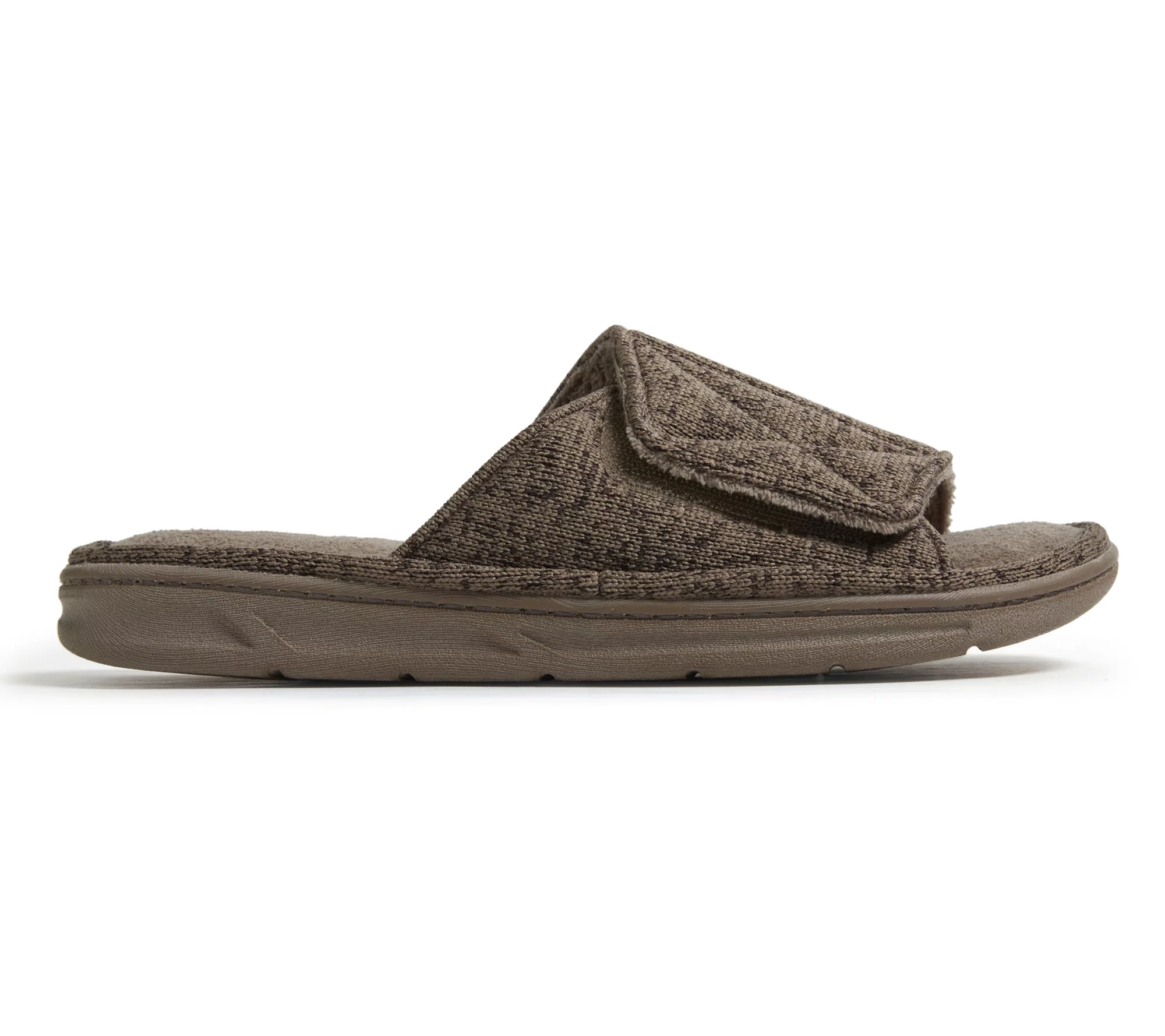 Dearfoams Men's Adjustable Memory Foam Slide Slipper - Chase