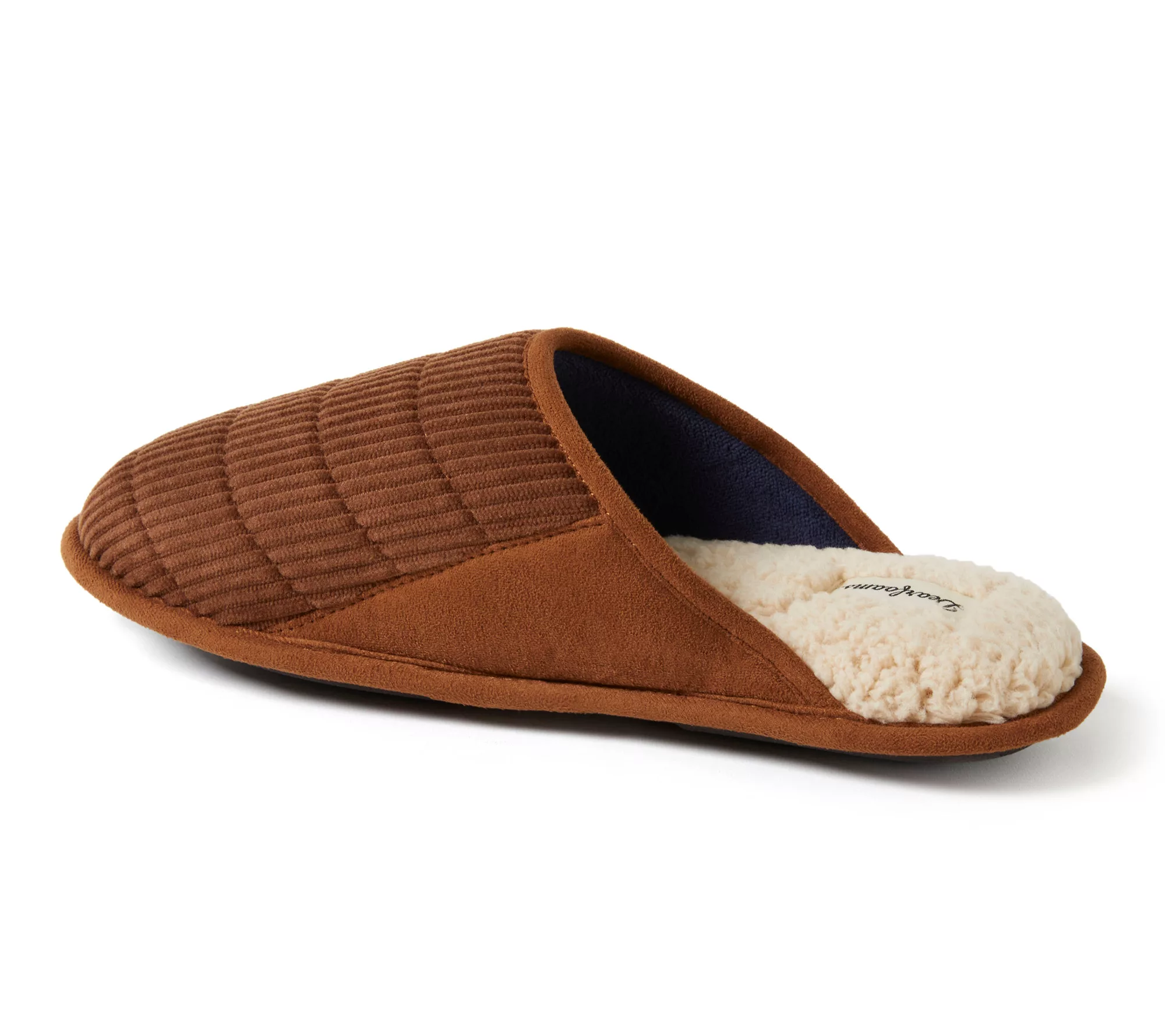 Dearfoams Men's Indoor/Outdoor Washable Scuff Slipper - Rocky