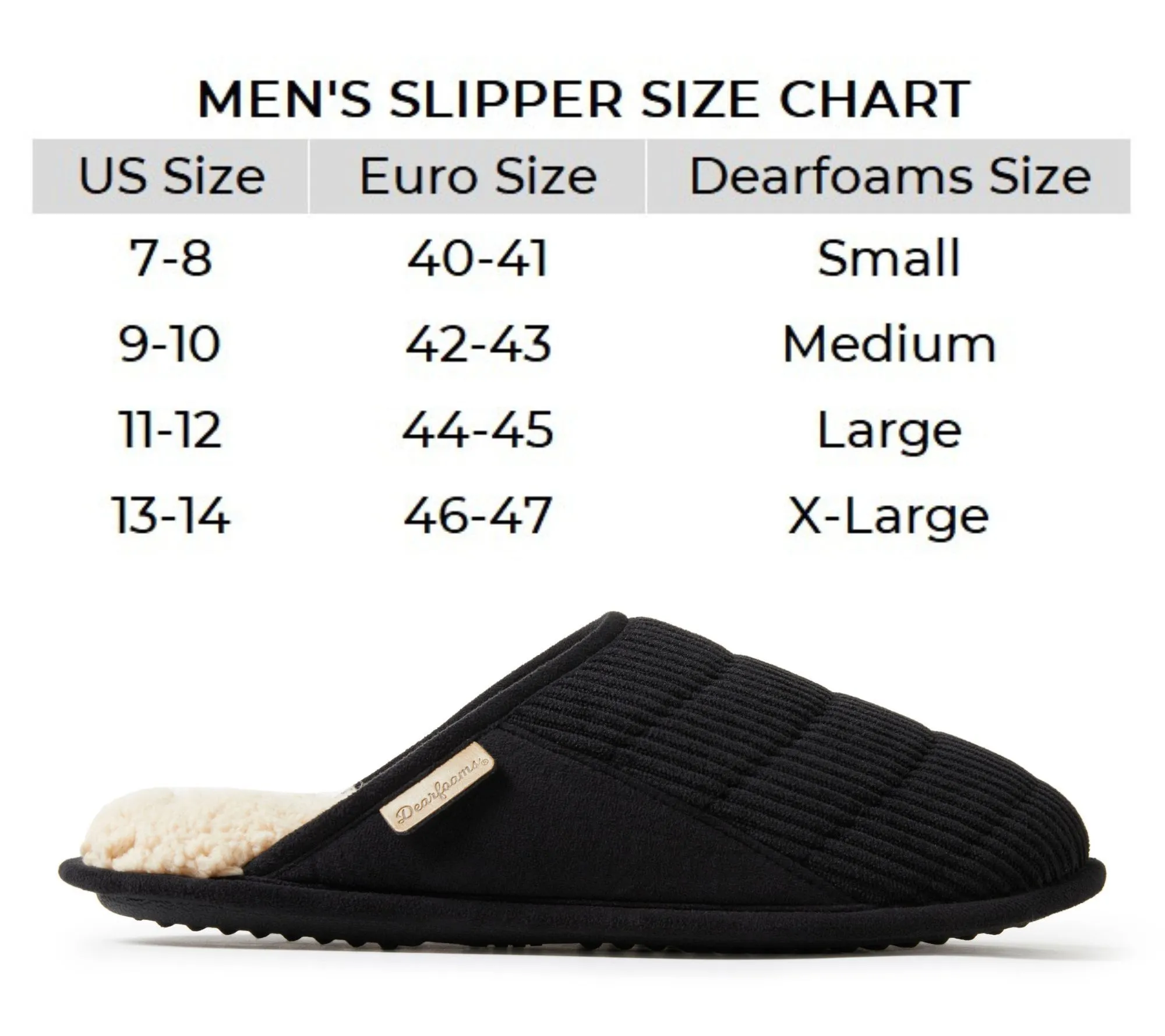 Dearfoams Men's Indoor/Outdoor Washable Scuff Slipper - Rocky