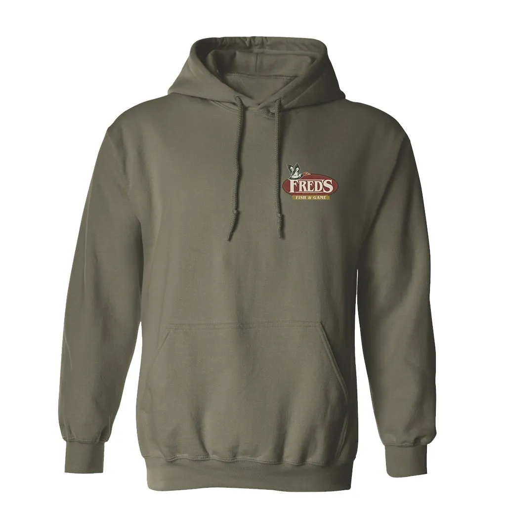 Dexter: New Blood Fred's Fish & Game Fleece Hooded Sweatshirt