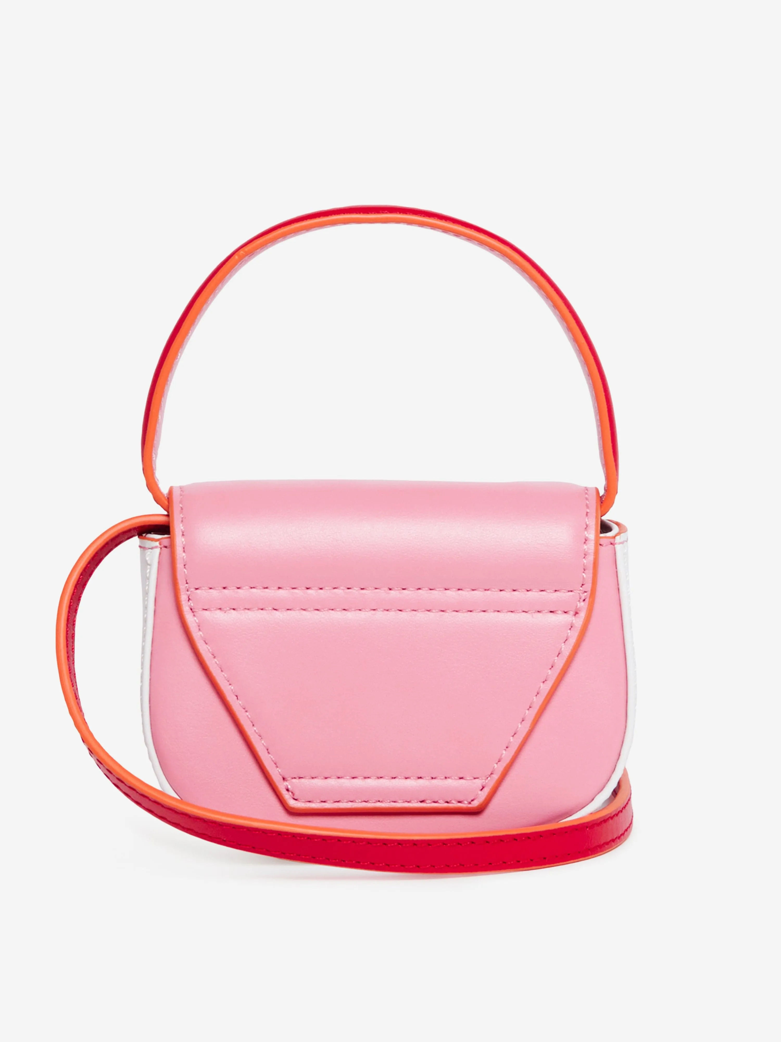 Diesel Girls Leather Oval D Logo Handbag in Pink (20cm)