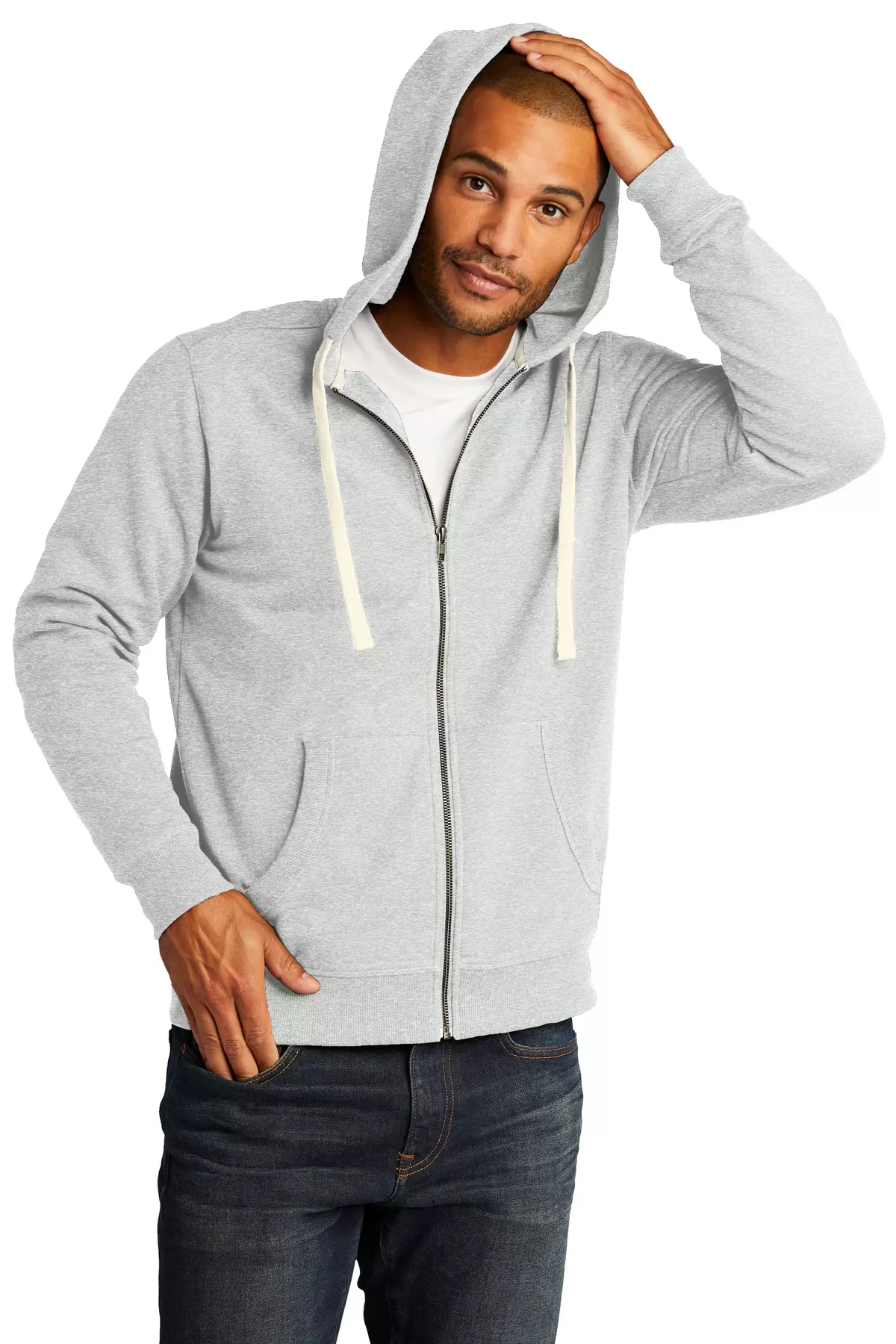 District Clothing DT8102 District   Re-Fleece  Full-Zip Hoodie SKU: DT8102