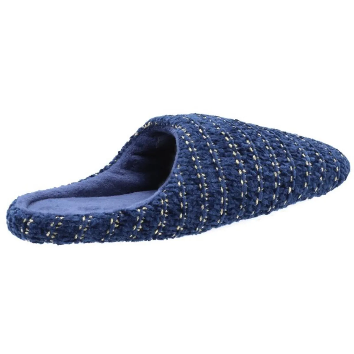 Divaz Juniper Knitted Mule Slipper Navy