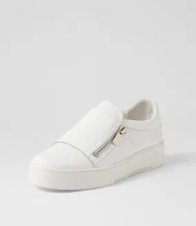 DJANGO & JULIETTE Laroon White Leather Sneakers