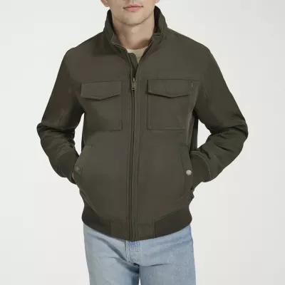 Dockers Mens Lined Water Resistant Midweight Bomber Jacket