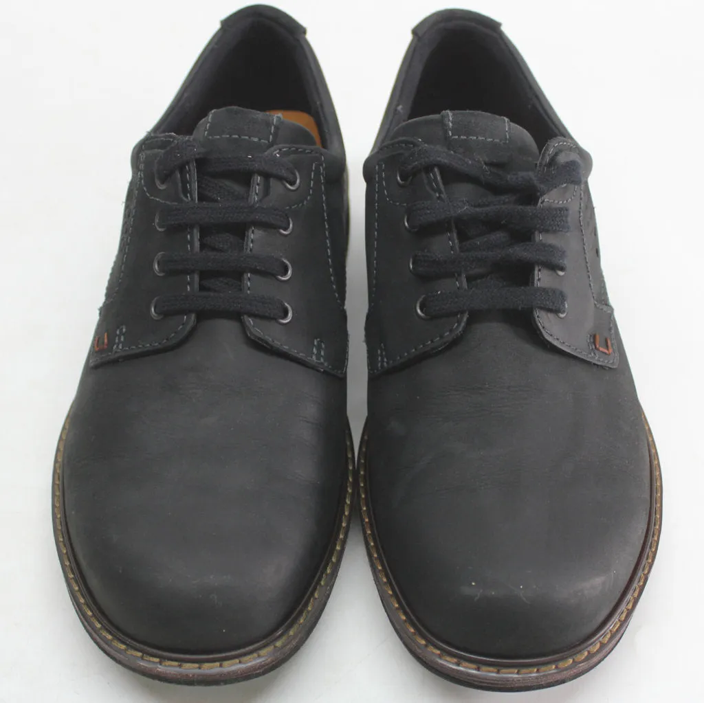 Ecco Mens Shoes Turn Lace-Up Low-Profile Nubuck - UK 9-9.5