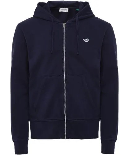 Edmmond Studios Zip Through Duck Patch Hoodie | Jules B