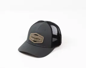 Elkmont Issaqueena Leather Applique Trucker Hat