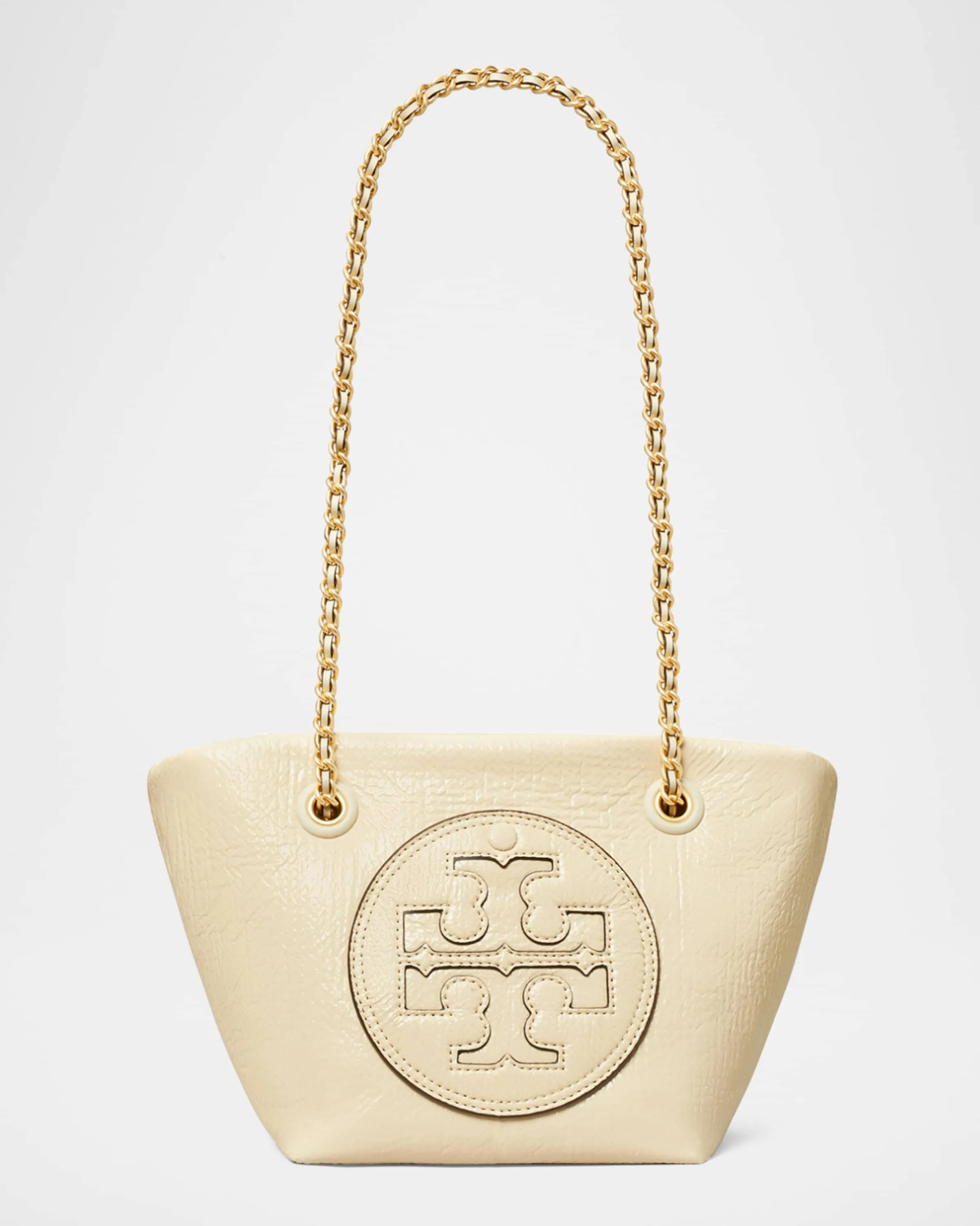 Ella Small Crinkled Patent Chain Shoulder Bag