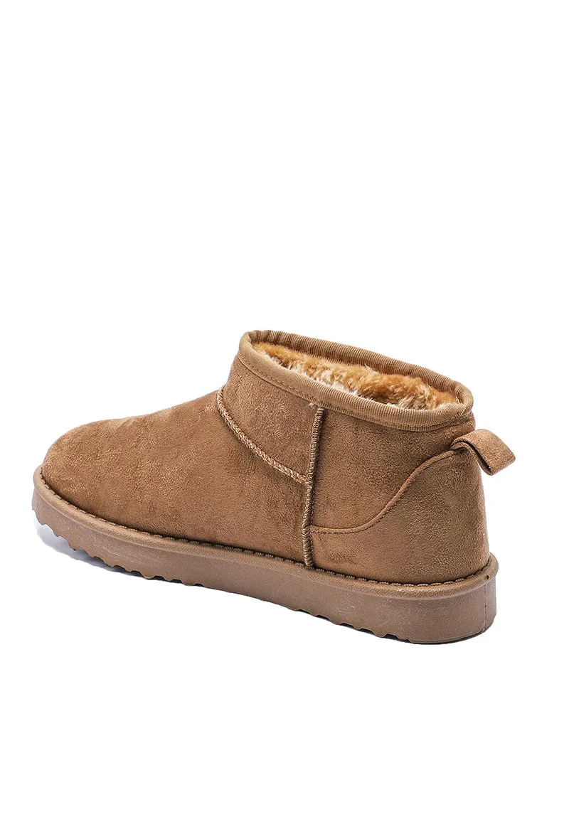 Ellie Short Boot | Camel | Bamsestvler fra Avery